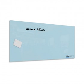 Azure blue magnetic glassboard LABŌRŌ